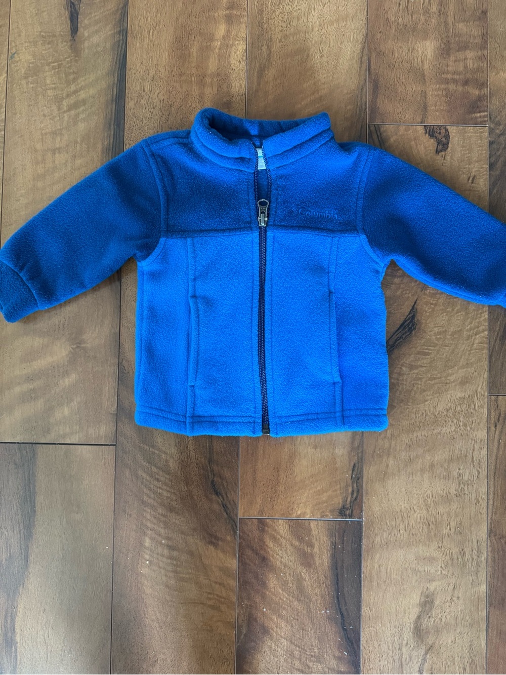 Columbia fleece blue zip up toddler 2t